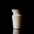 White Angled Vase