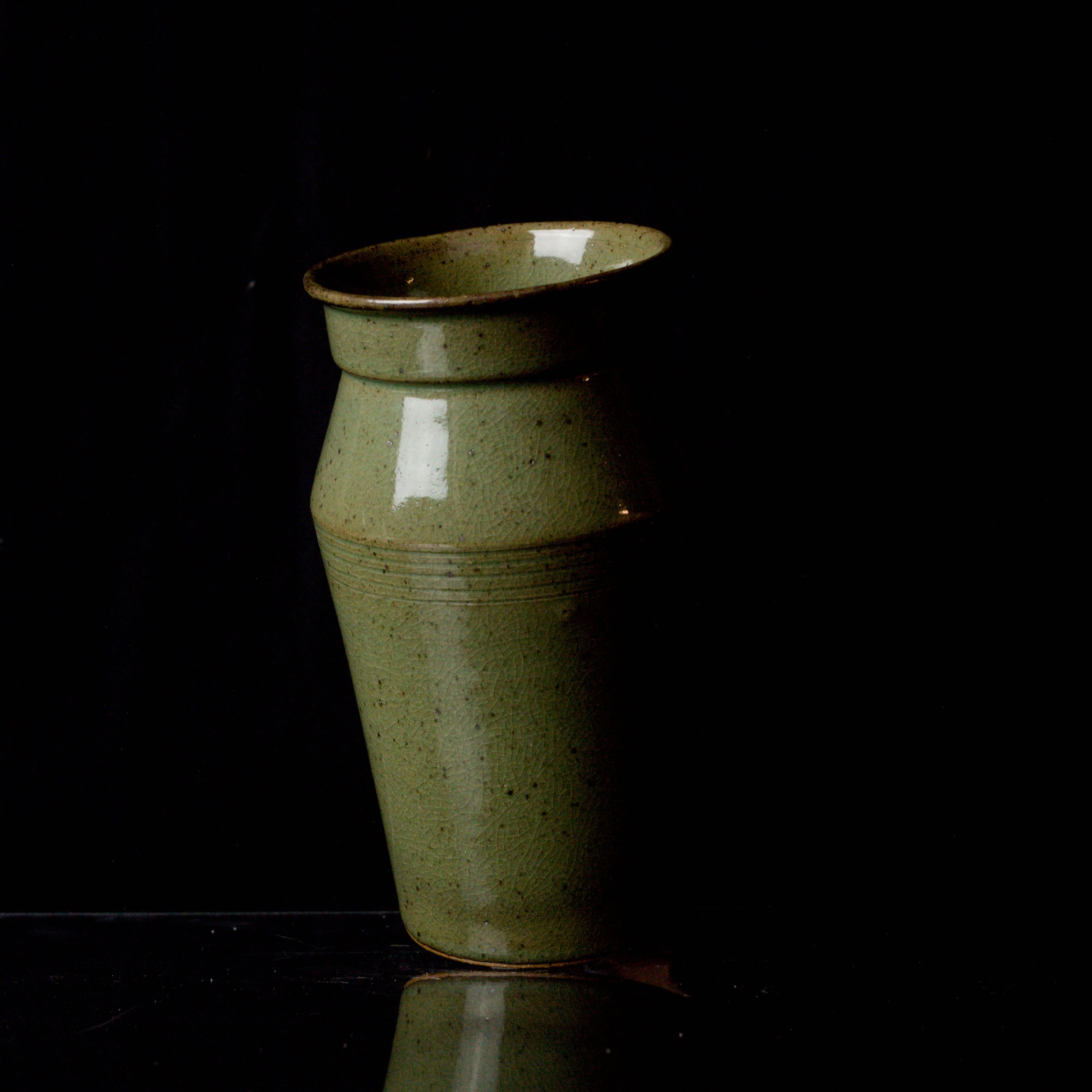 Rimmed Vase