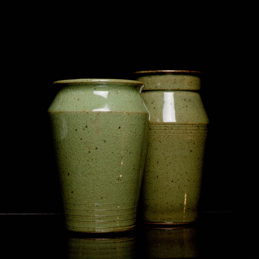 Rimmed Vase
